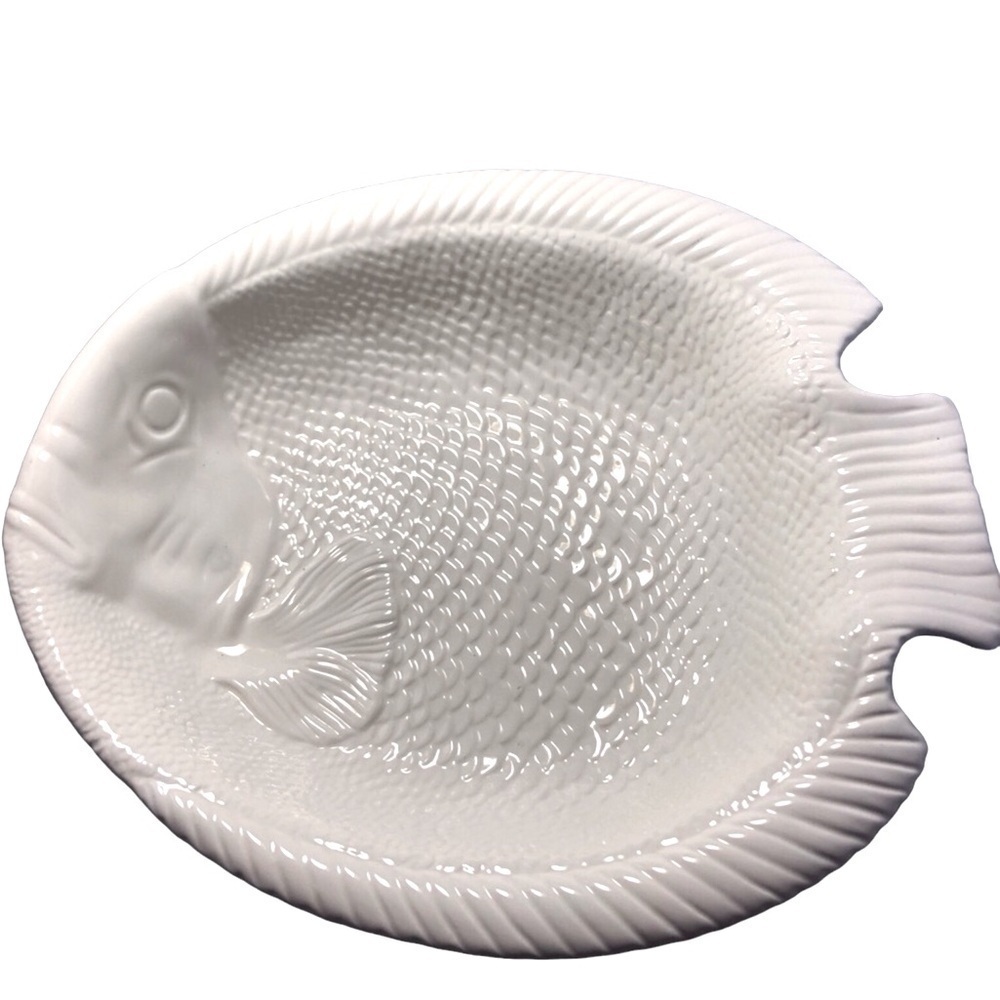 BAUM BROS STYLE-EYES FISH COLLECTION PLATTER BOWL